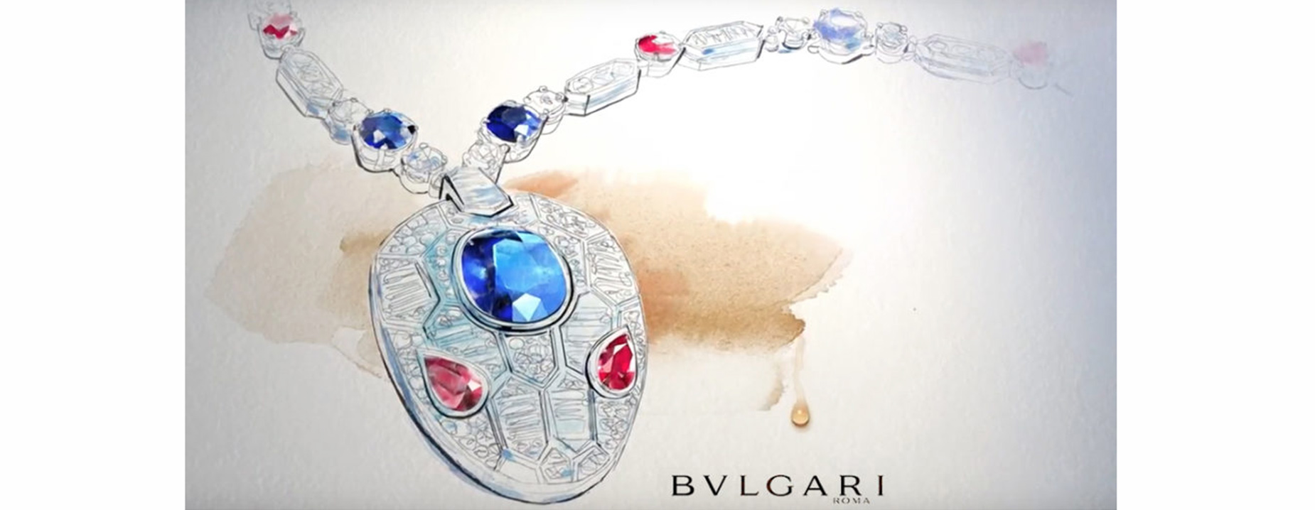 Watercolor illustration, jewellery, fashion, Alessandra Scandella