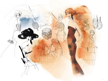 Illustrazione acquerello moda, 1,Alessandra Scandella