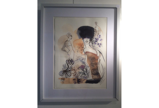 Watercolor illustration, l,fashion, Alessandra Scandella, exhibition, t