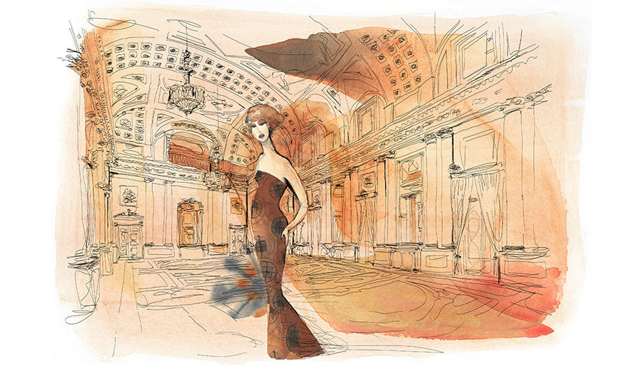 Watercolor fashion illustration, 1, Alessandra Scandella