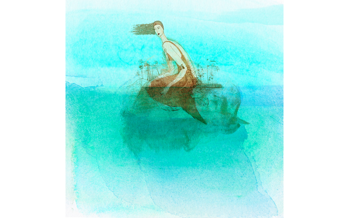 Watercolor-illustration-nature-marmaid-sirena-mare-fashion-sea-isle