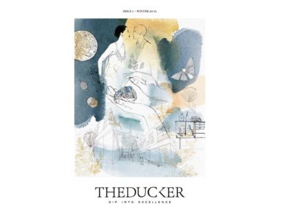 Watercolor fashion illustration, luxury, The Ducker, Alessandra Scandella