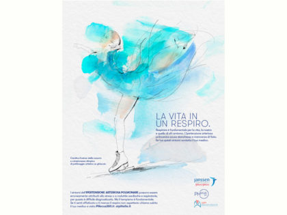 Watercolor illustration, health, sport, fitness, 1, Alessandra Scandella