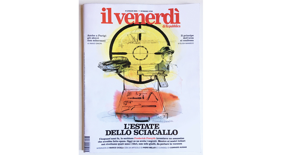 Cover illustration Il Venerdi' La Repubblica,1, Alessandra Scandella