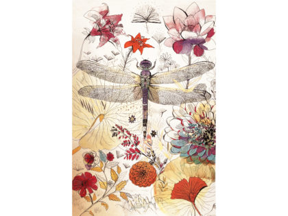 Insects, watercolor illustration,1,nature and flower, Alessandra Scandella copia