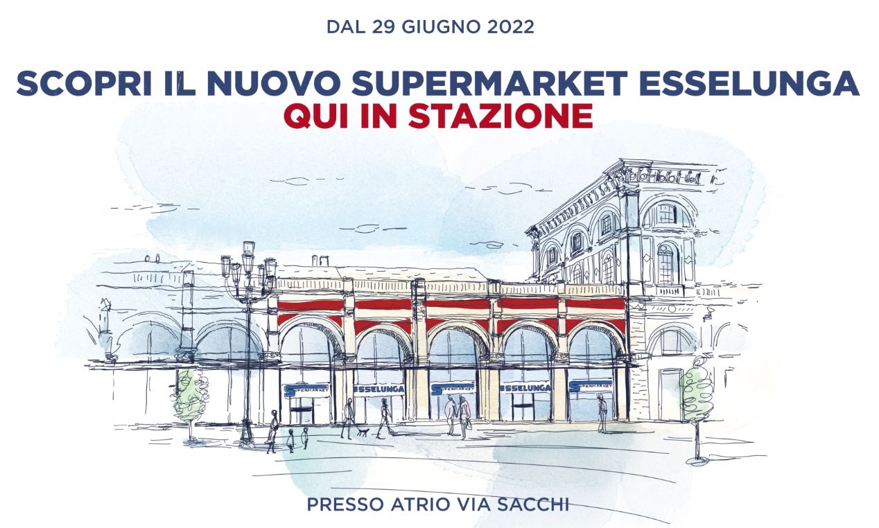 Esselunga illustrazione acquerello design