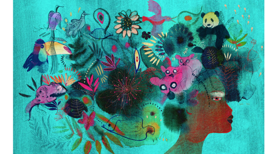 Illustrazione ecologia, sostenibilità, transizione ecologica, Alessandra Scandella